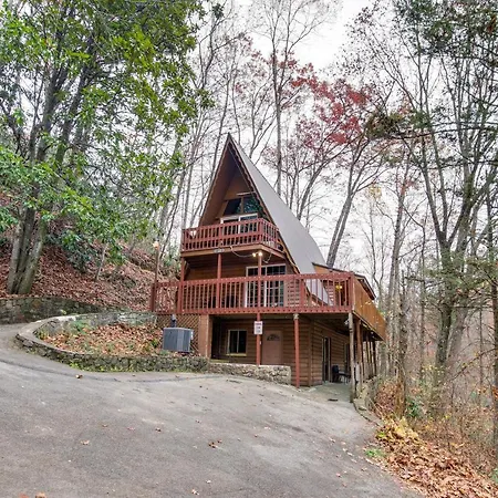Gatlinburg A-Frame Home With Hot Tub Near Parkway Exterior foto